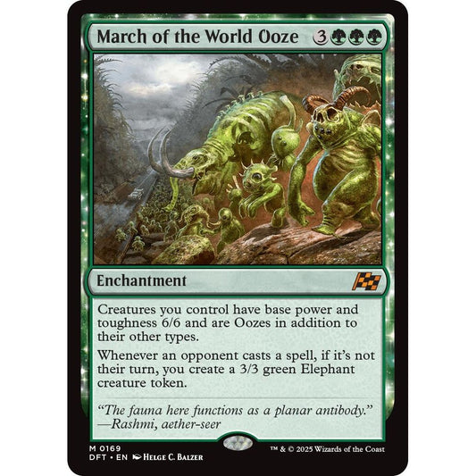 Image for March of the World Ooze (169) (DFT) - Magic: The Gathering