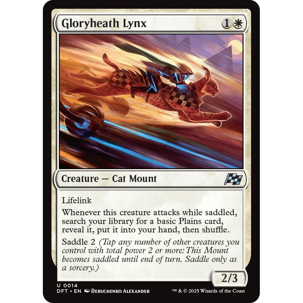 Image for Gloryheath Lynx (14) (DFT) - Magic: The Gathering