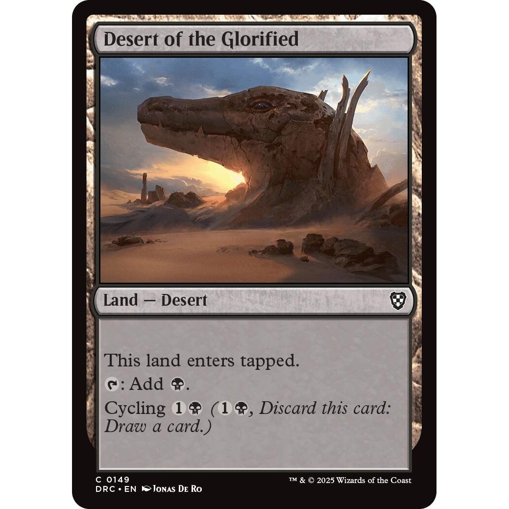 Image for Desert of the Glorified (149) (DRC) - Magic: The Gathering