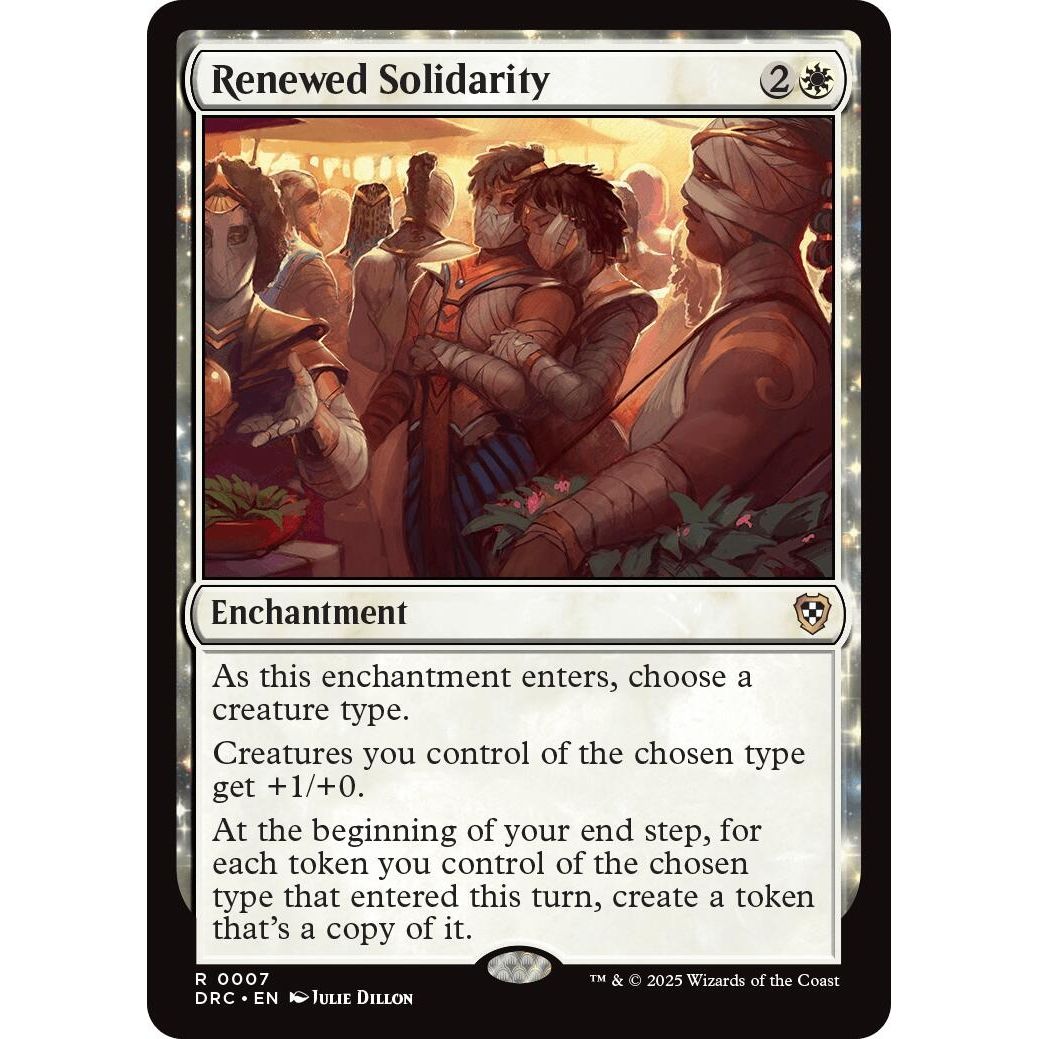 Image for Renewed Solidarity (7) (DRC) - Magic: The Gathering