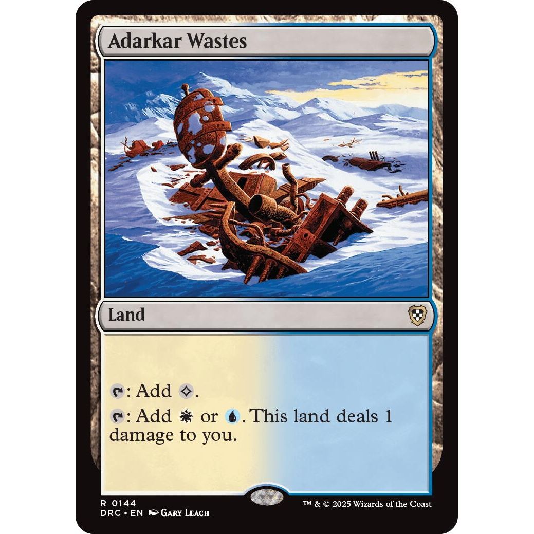 Image for Adarkar Wastes (144) (DRC) - Magic: The Gathering