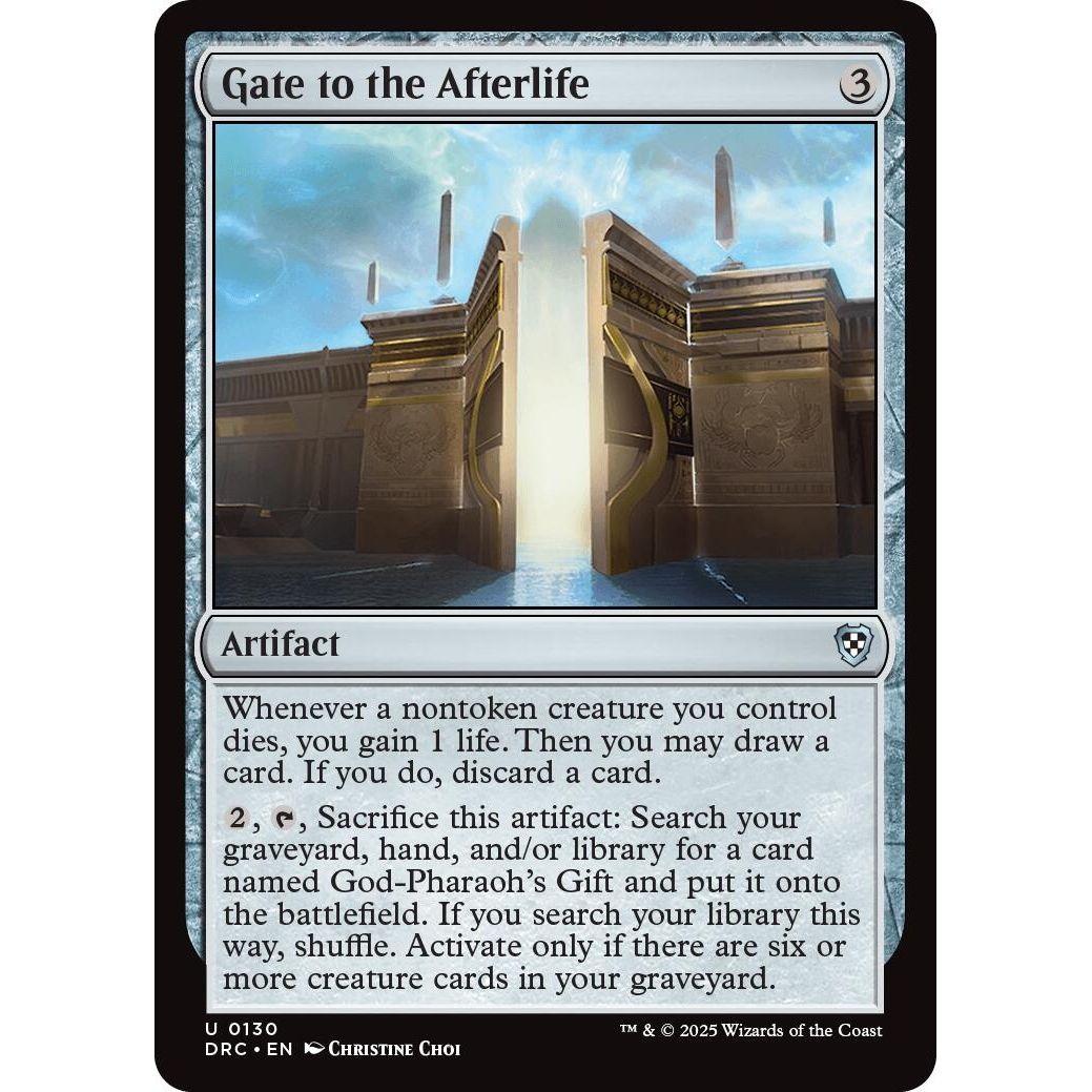 Image for Gate to the Afterlife (130) (DRC) - Magic: The Gathering