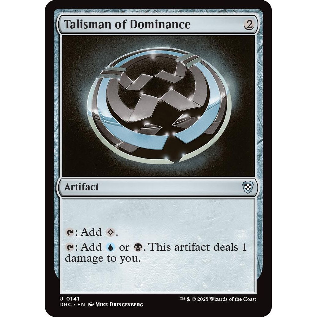 Image for Talisman of Dominance (141) (DRC) - Magic: The Gathering