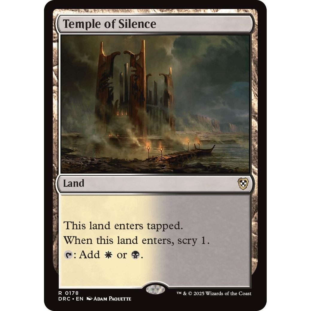 Image for Temple of Silence (178) (DRC) - Magic: The Gathering