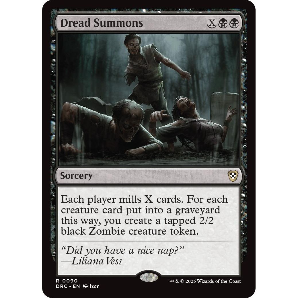 Image for Dread Summons (90) (DRC) - Magic: The Gathering