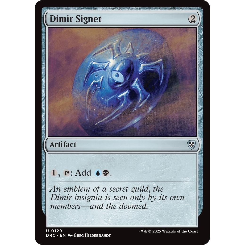 Image for Dimir Signet (129) (DRC) - Magic: The Gathering