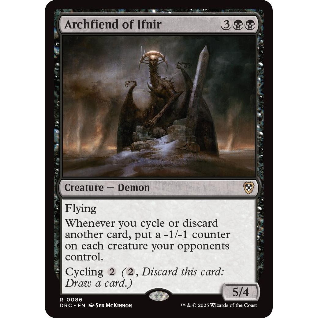 Image for Archfiend of Ifnir (86) (DRC) - Magic: The Gathering