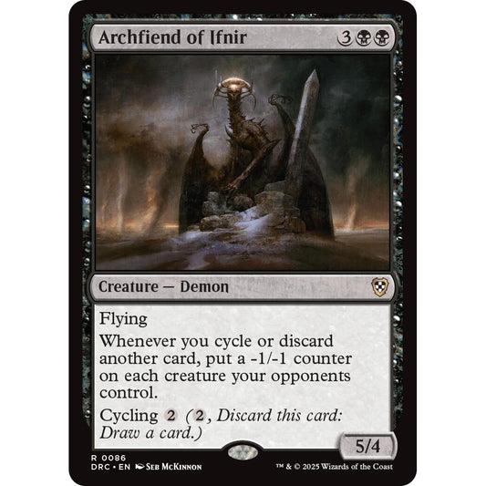 Image for Archfiend of Ifnir (86) (DRC) - Magic: The Gathering