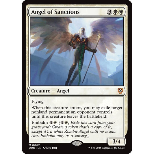 Image for Angel of Sanctions (62) (DRC) - Magic: The Gathering