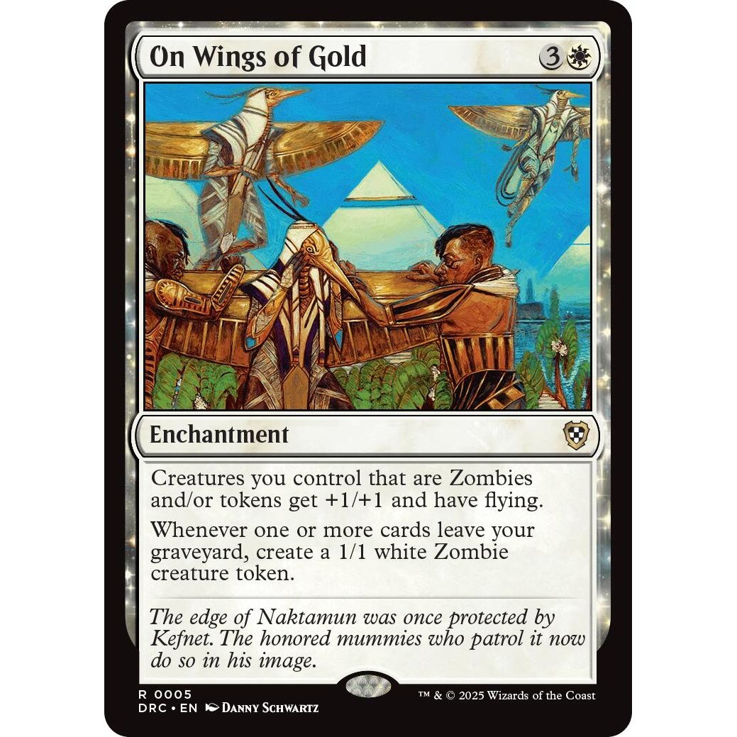 Image for On Wings of Gold (5) (DRC) - Magic: The Gathering