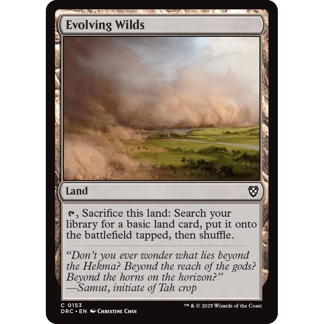 Image for Evolving Wilds (0153) (153) (DRC) - Magic: The Gathering