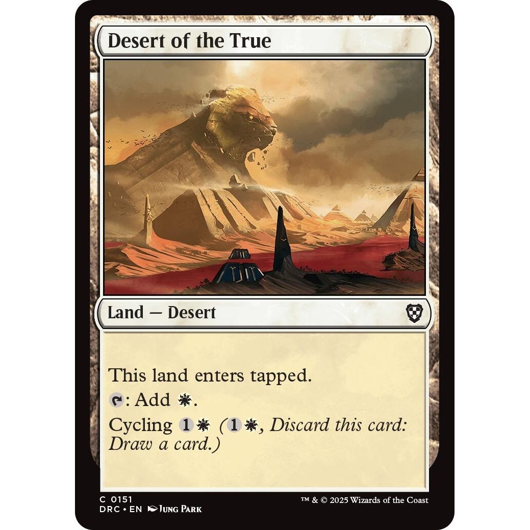 Image for Desert of the True (151) (DRC) - Magic: The Gathering