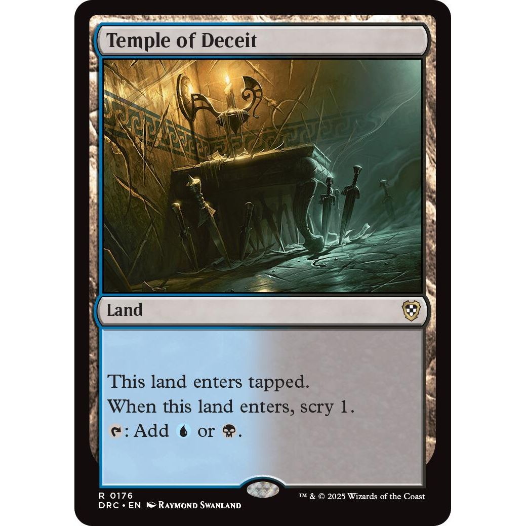 Image for Temple of Deceit (176) (DRC) - Magic: The Gathering
