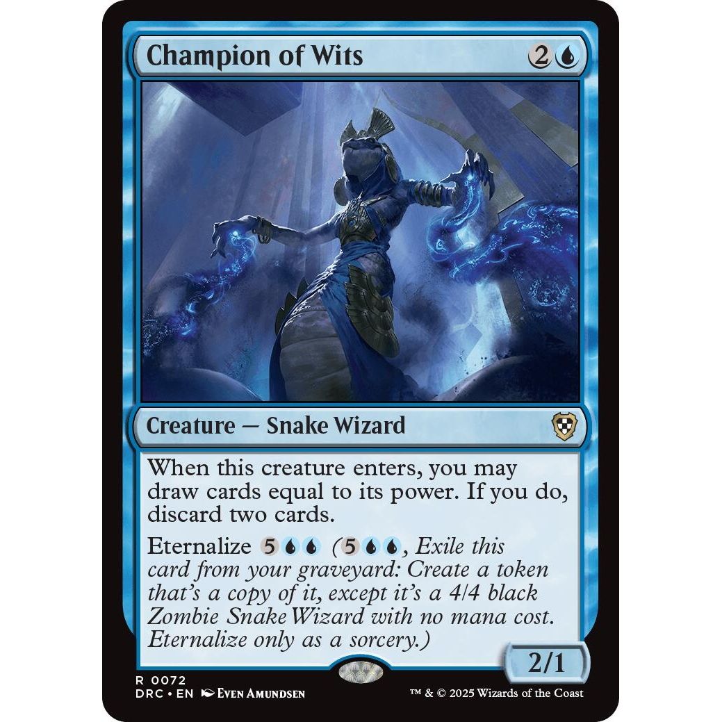 Image for Champion of Wits (72) (DRC) - Magic: The Gathering