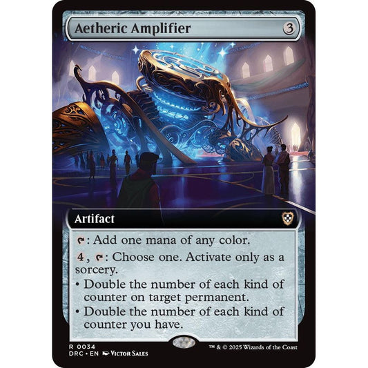 Image for Aetheric Amplifier (Extended Art) (34) (DRC) - Magic: The Gathering
