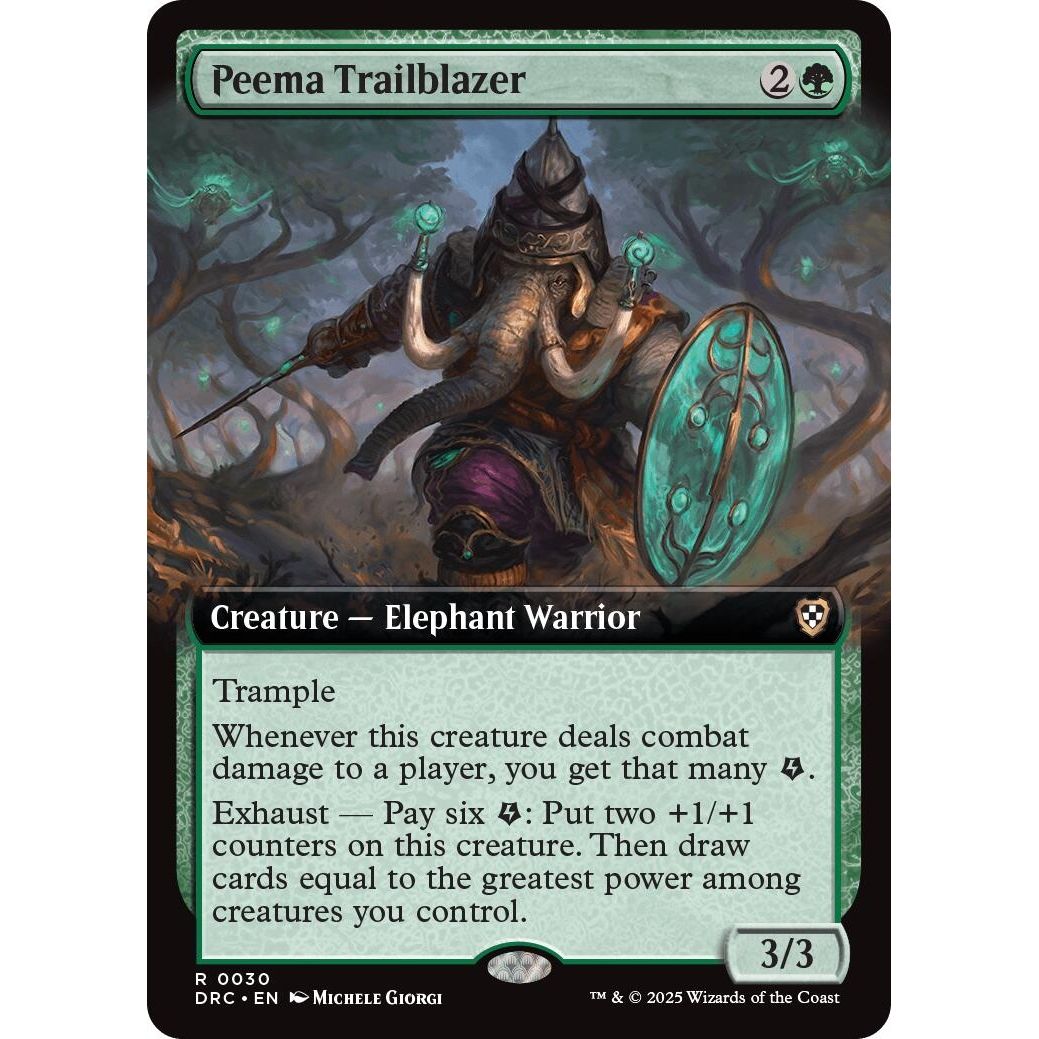 Image for Peema Trailblazer (Extended Art) (30) (DRC) - Magic: The Gathering
