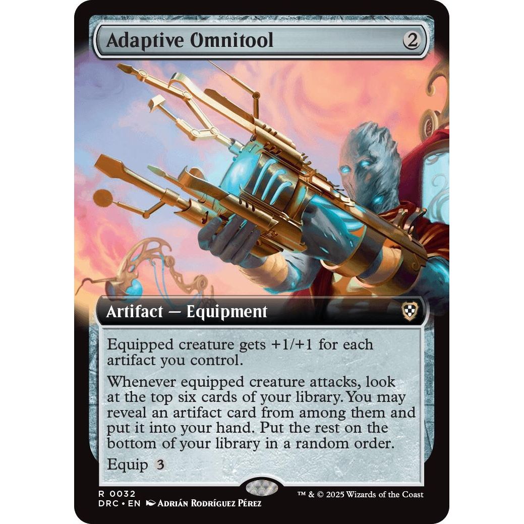 Image for Adaptive Omnitool (Extended Art) (32) (DRC) - Magic: The Gathering