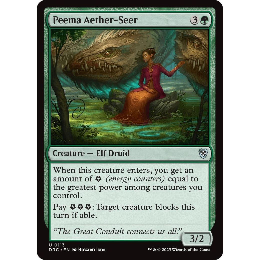 Image for Peema Aether-Seer (113) (DRC) - Magic: The Gathering