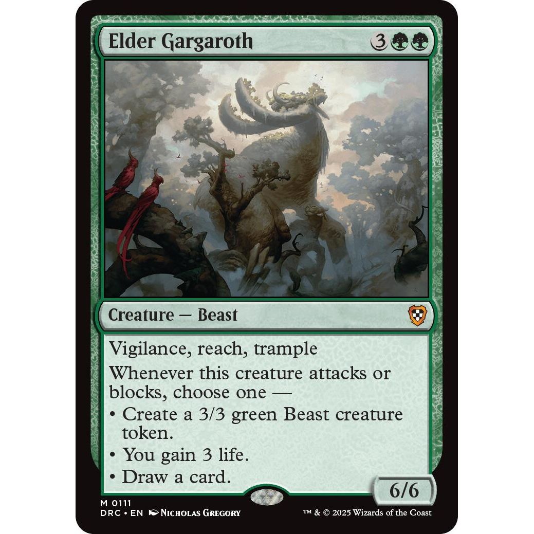 Image for Elder Gargaroth (111) (DRC) - Magic: The Gathering