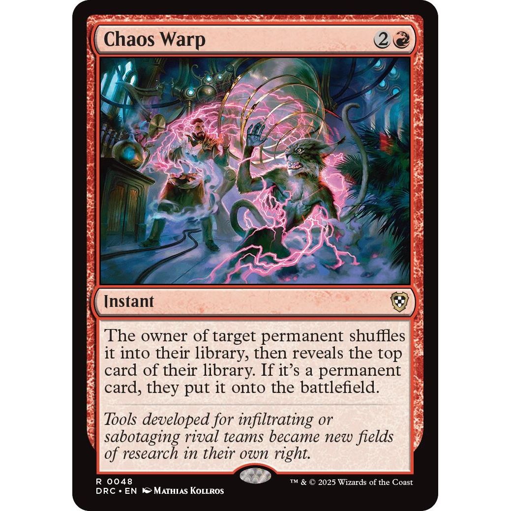 Image for Chaos Warp (48) (DRC) - Magic: The Gathering
