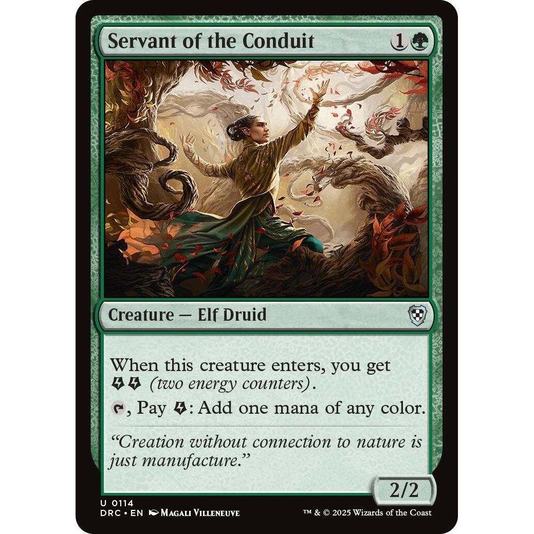 Image for Servant of the Conduit (114) (DRC) - Magic: The Gathering