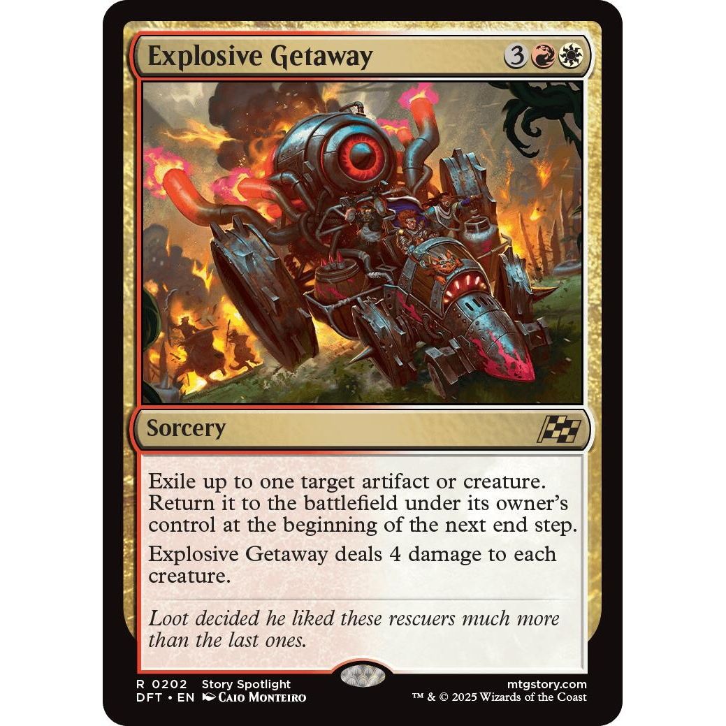 Image for Explosive Getaway (202) (DFT) - Magic: The Gathering