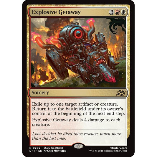 Image for Explosive Getaway (202) (DFT) - Magic: The Gathering