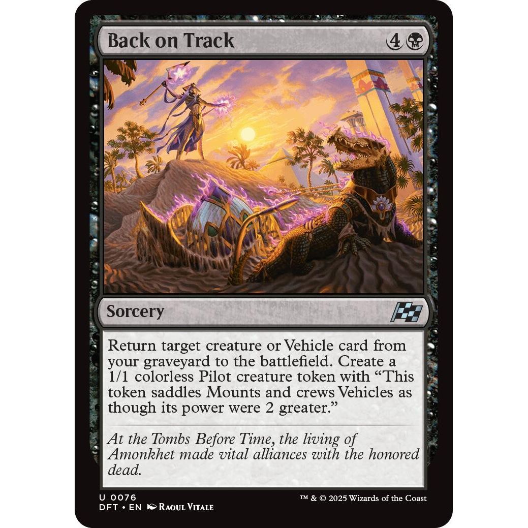 Image for Back on Track (76) (DFT) - Magic: The Gathering