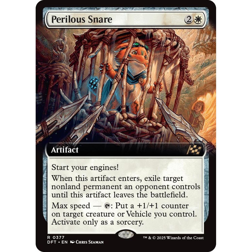 Image for Perilous Snare (Extended Art) (377) (DFT) - Magic: The Gathering