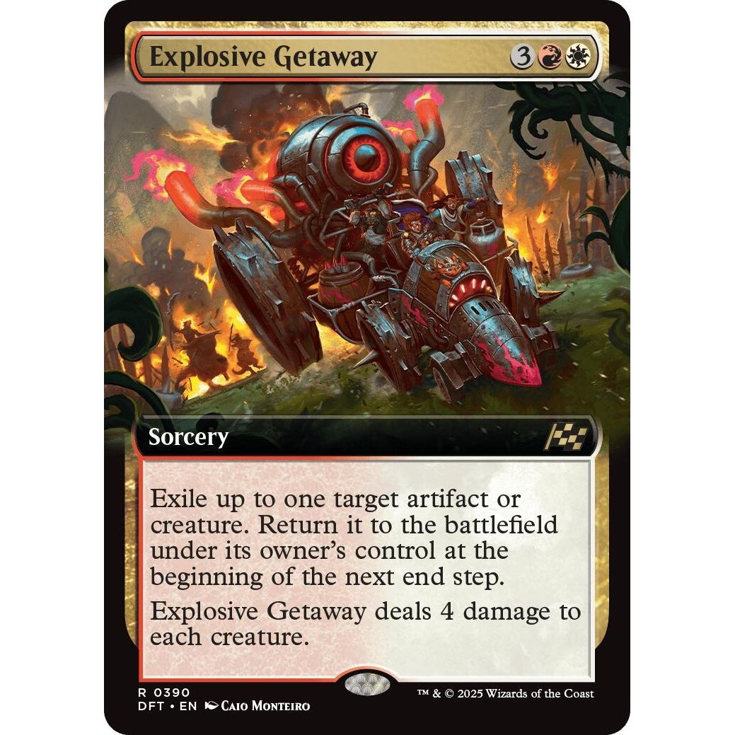 Image for Explosive Getaway (Extended Art) (390) (DFT) - Magic: The Gathering