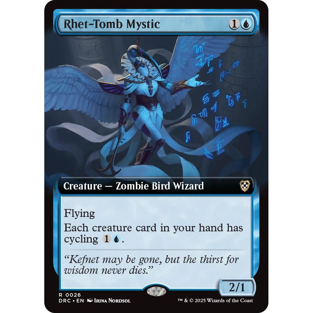 Image for Rhet-Tomb Mystic (Extended Art) (26) (DRC) - Magic: The Gathering
