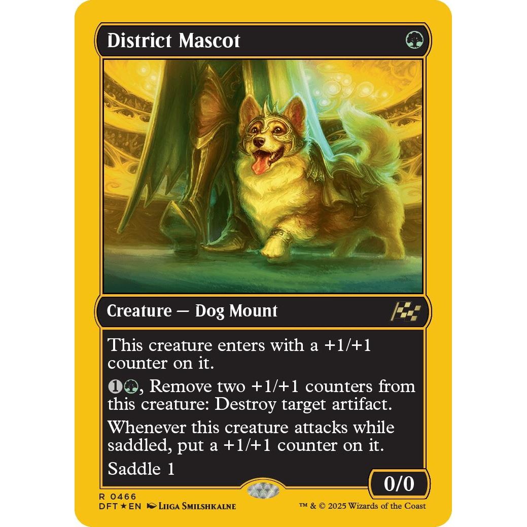 Image for District Mascot (First-Place Foil) (466) (DFT) - Magic: The Gathering