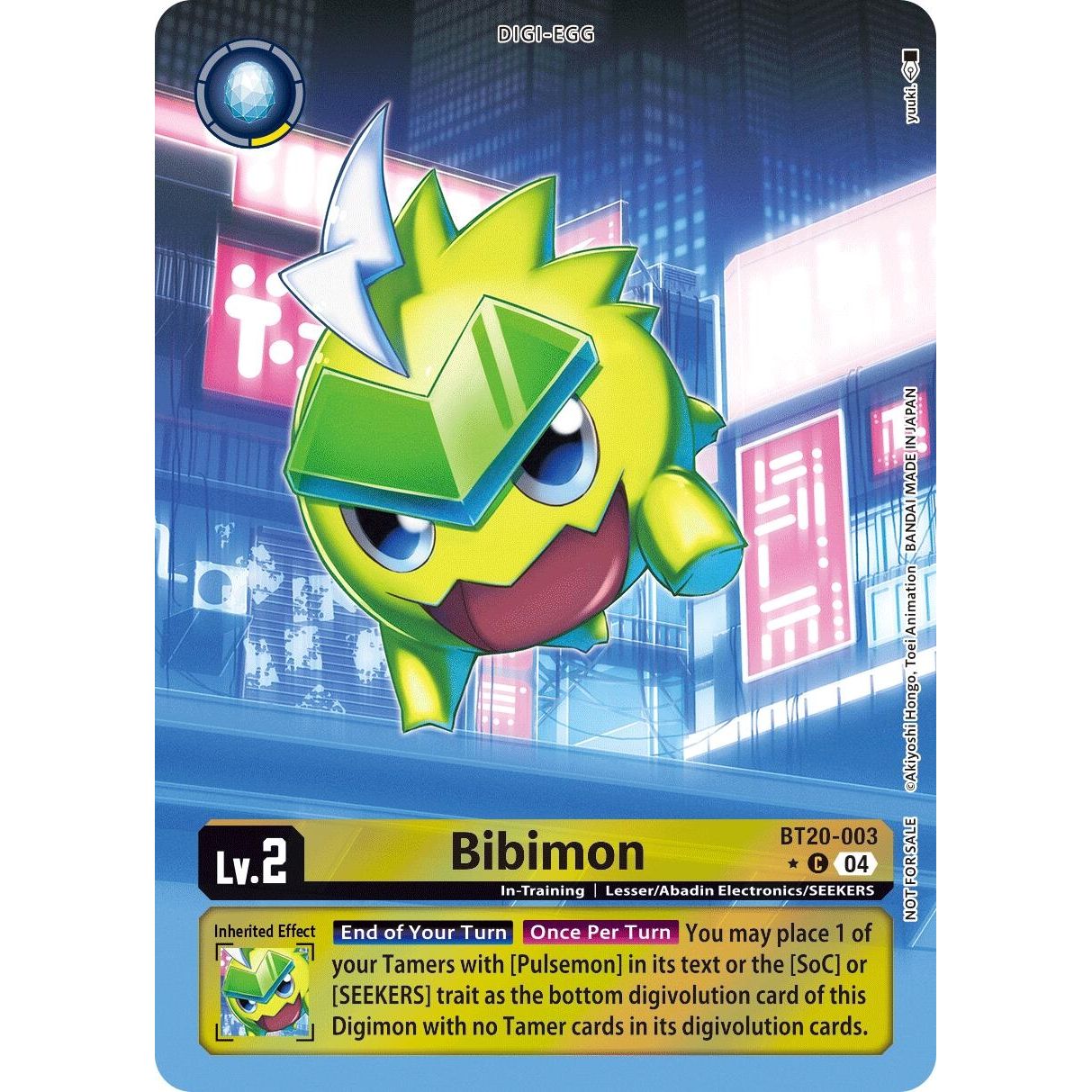 Image for Bibimon (Release Special Booster 2.5: Box Promotion Pack) (BT20-003 C) (BT19-20) - Digimon Card Game