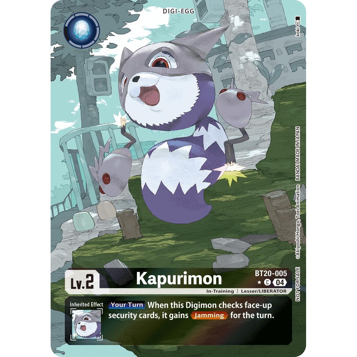 Image for Kapurimon (Release Special Booster 2.5: Box Promotion Pack) (BT20-005 C) (BT19-20) - Digimon Card Game