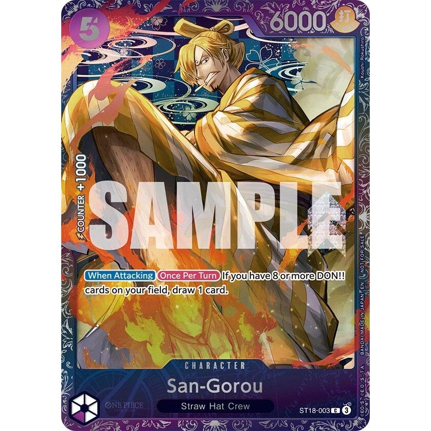 Image for San-Gorou (Treasure Cup 2025) (ST18-003) (OP-PR) - One Piece Card Game