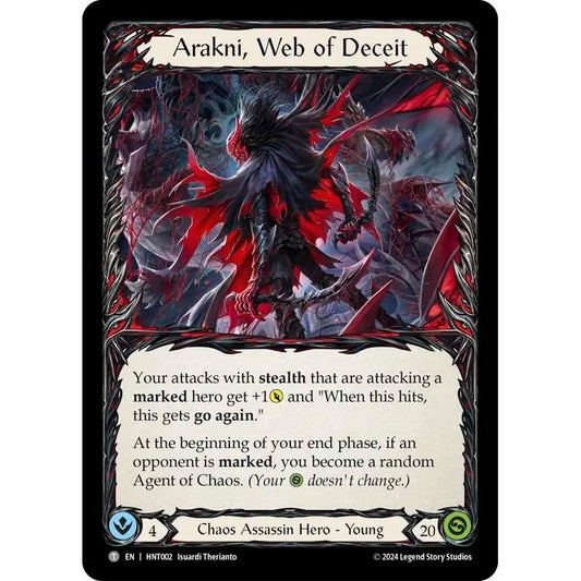 Image for Arakni, Web of Deceit // Cindra (HNT002//HNT055) - Flesh and Blood TCG