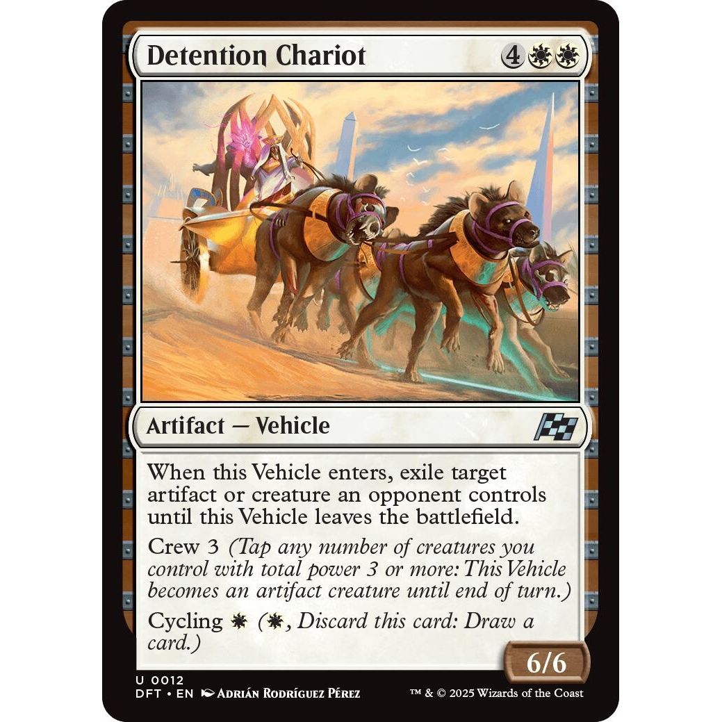 Image for Detention Chariot (12) (DFT) - Magic: The Gathering