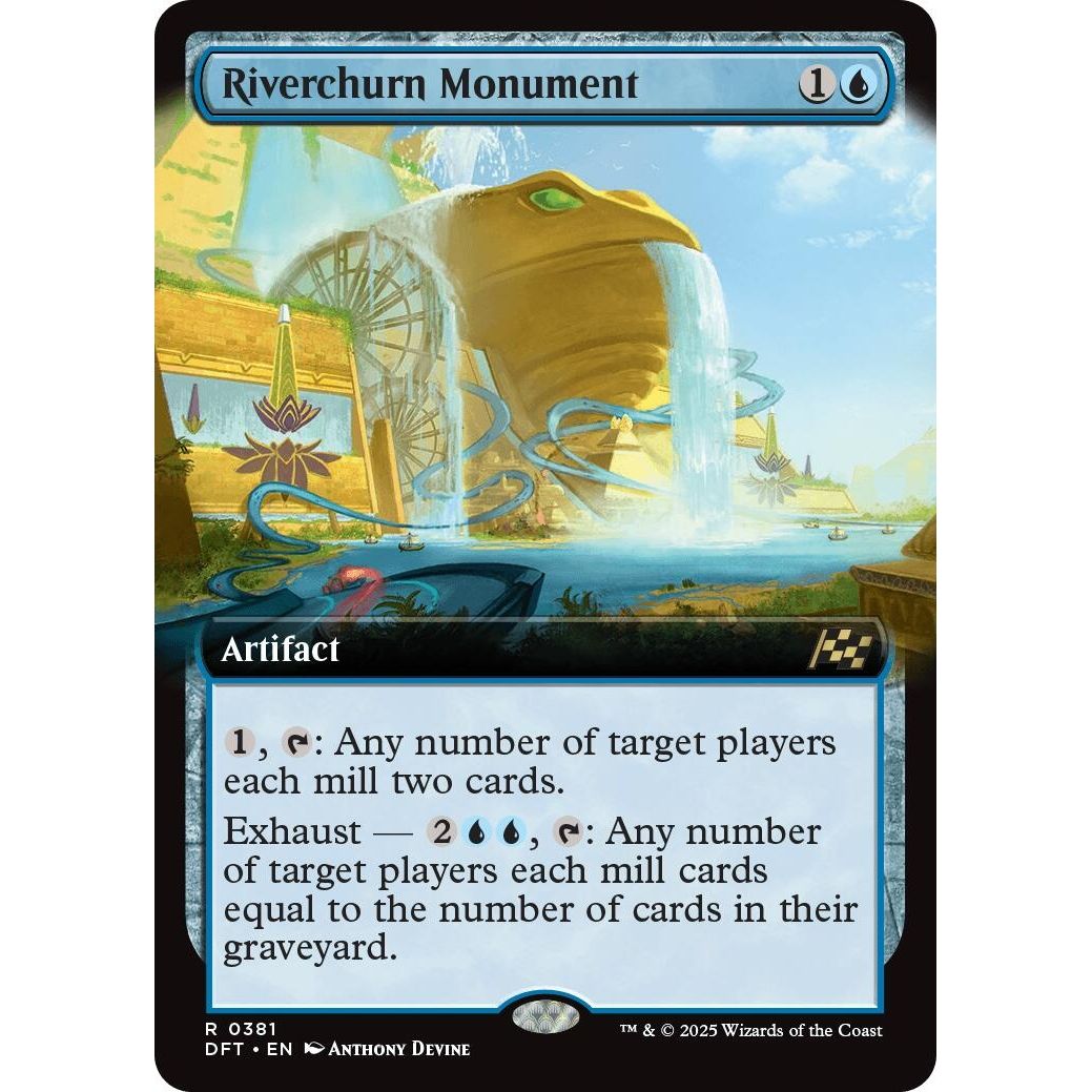 Image for Riverchurn Monument (Extended Art) (381) (DFT) - Magic: The Gathering