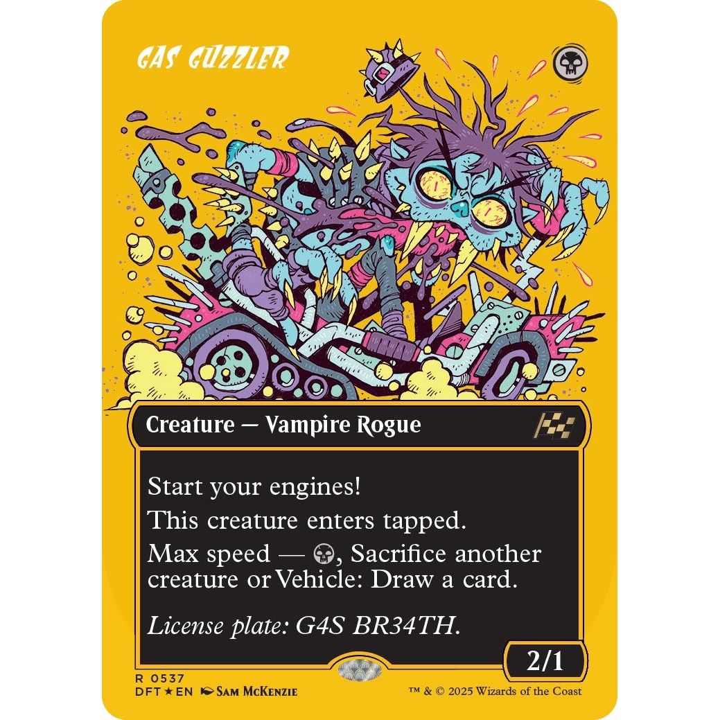 Image for Gas Guzzler (Borderless) (First-Place Foil) (537) (DFT) - Magic: The Gathering
