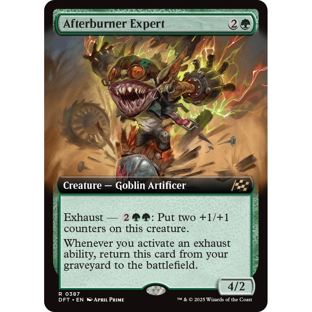 Image for Afterburner Expert (Extended Art) (387) (DFT) - Magic: The Gathering