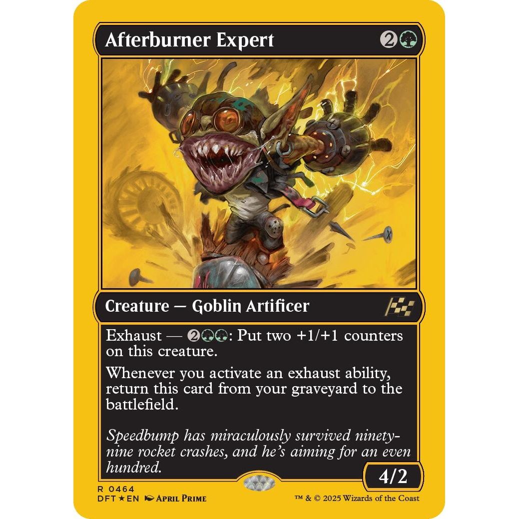 Image for Afterburner Expert (First-Place Foil) (464) (DFT) - Magic: The Gathering