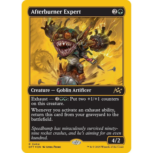 Image for Afterburner Expert (First-Place Foil) (464) (DFT) - Magic: The Gathering
