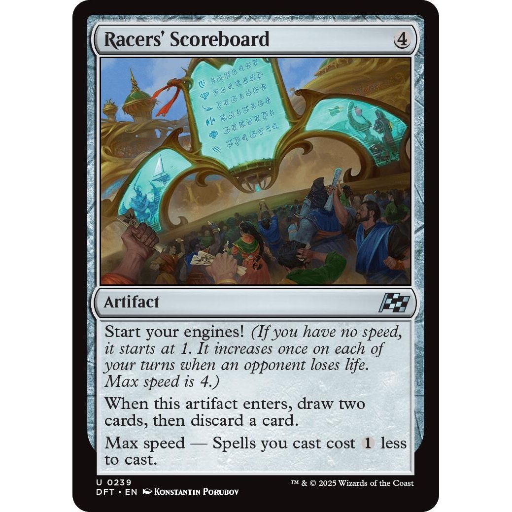 Image for Racers' Scoreboard (239) (DFT) - Magic: The Gathering