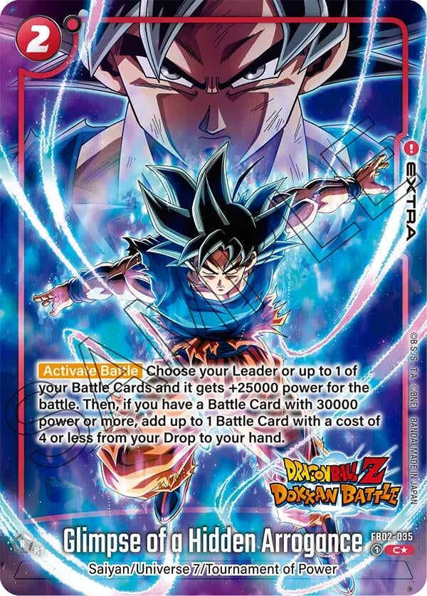Image for Glimpse of a Hidden Arrogance (Dragon Ball Z Dokkan Battle Alternate Art) (FB02-035) (FB02_AR) - Dragon Ball Super: Fusion World