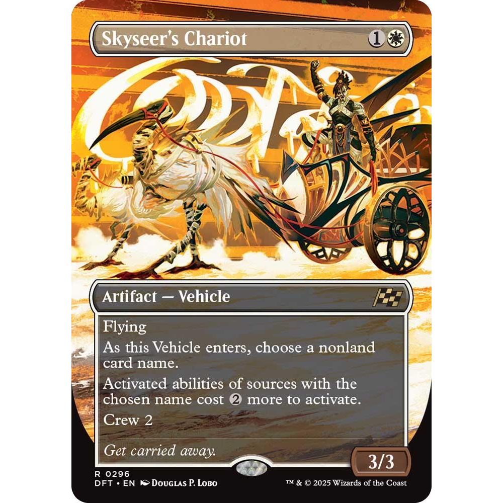 Image for Skyseer's Chariot (Borderless) (296) (DFT) - Magic: The Gathering