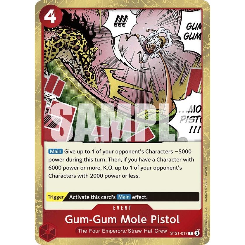 Image for Gum-Gum Mole Pistol (ST21-017) (ST21) - One Piece Card Game