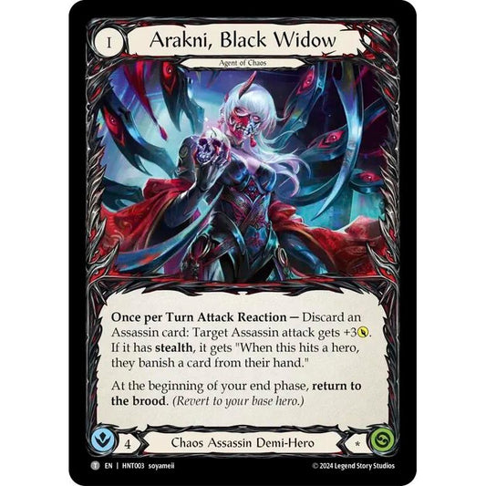 Image for Arakni, Black Widow // Arakni, Funnel Web (HNT003//HNT004) - Flesh and Blood TCG