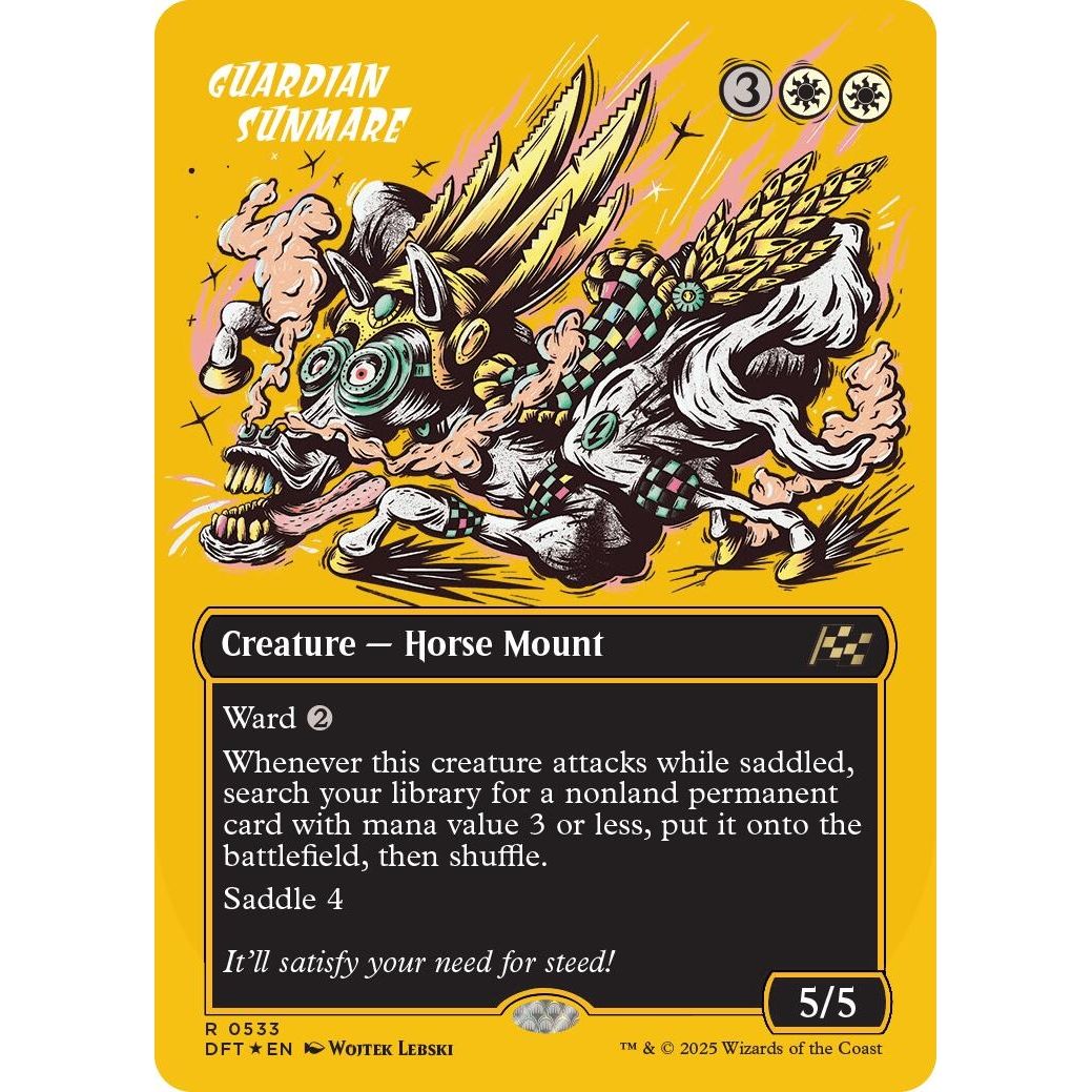Image for Guardian Sunmare (Borderless) (First-Place Foil) (533) (DFT) - Magic: The Gathering