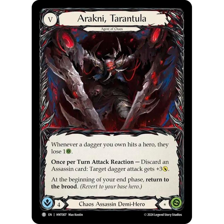 Image for Arakni, Tarantula // Arakni, Trap-Door (HNT007//HNT008) - Flesh and Blood TCG