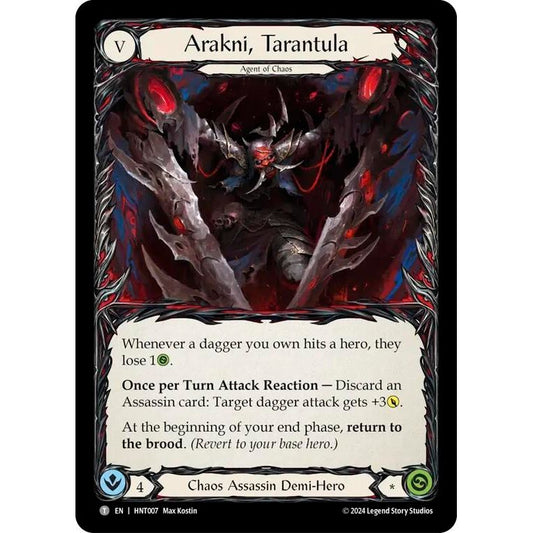 Image for Arakni, Tarantula // Arakni, Trap-Door (HNT007//HNT008) - Flesh and Blood TCG